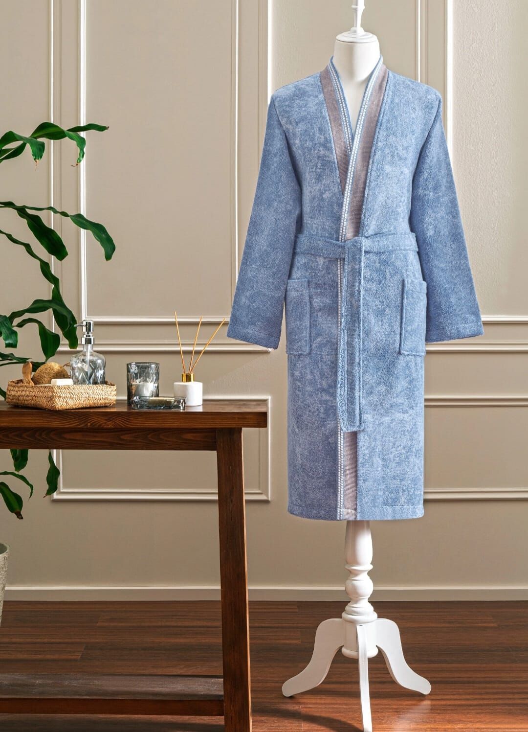 Özdilek Maskülen Colorado Kimono Bornoz Mavi Xl