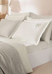 Özdilek Tropical Dream Çift Kişilik Yatak Örtülü Nevresim Takımı Gri