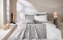 Özdilek Celeste Yatak Örtülü Nevresim Takımı Gri