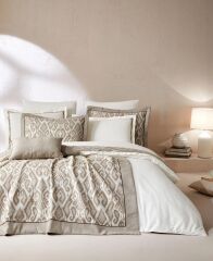 Özdilek Celeste Çift Kişilik Yatak Örtülü Nevresim Takımı Bej