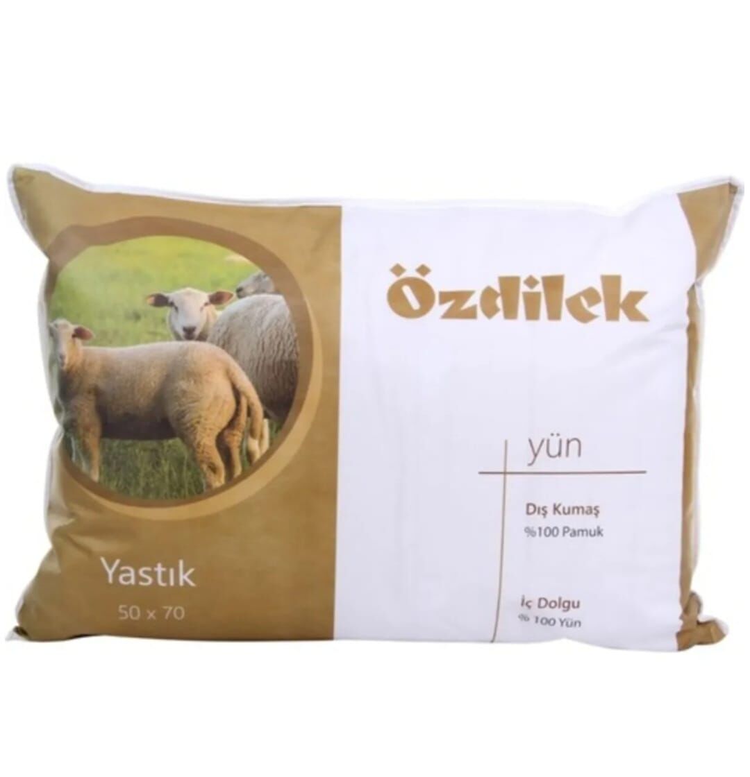 Özdilek Yün Yastık 1000 Gr 50*70 Cm