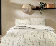 Taç Ranforce Tek Kişilik Nevresim Takımı Laurel Yeşil