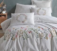 Altınbaşak Ranforce Çift Kişilik Nevresim Takımı Elias Marble