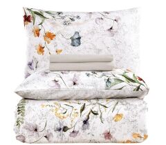 Altınbaşak Ranforce Çift Kişilik Nevresim Takımı Fıora Marble