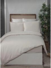 Altınbaşak Poplin Tek Kişilik Nevresim Takımı Infinity Ivory