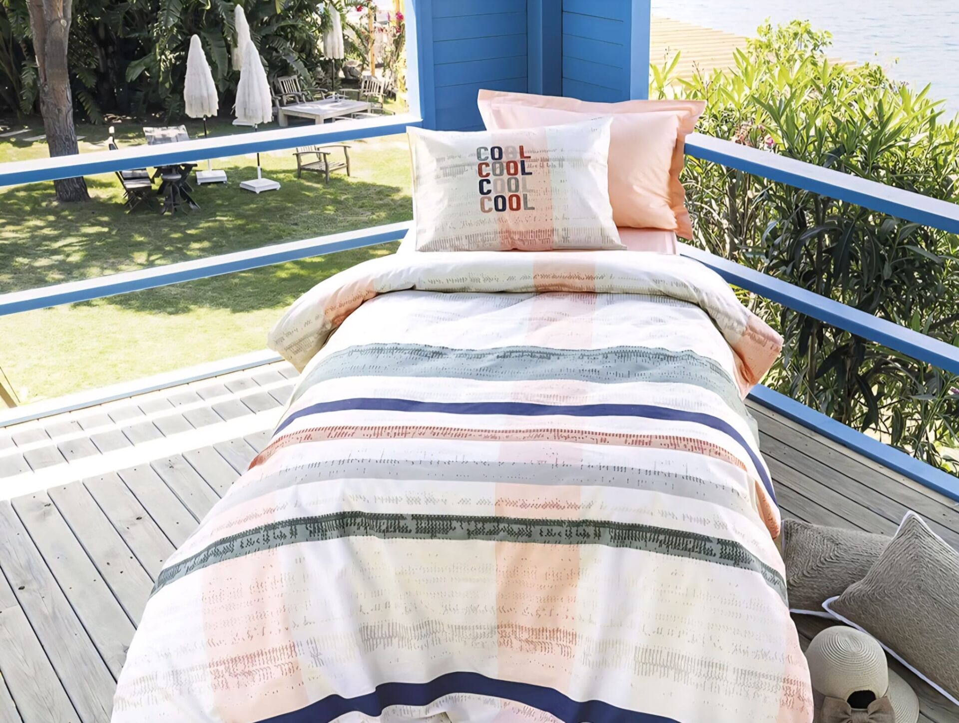 Altınbaşak Ranforce Tek Kişilik Nevresim Takımı Franco Salmon Lastikli/Fitted