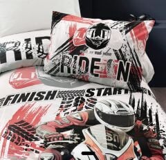 Altınbaşak Ranforce Tek Kişilik Nevresim Takımı Corsa Marble