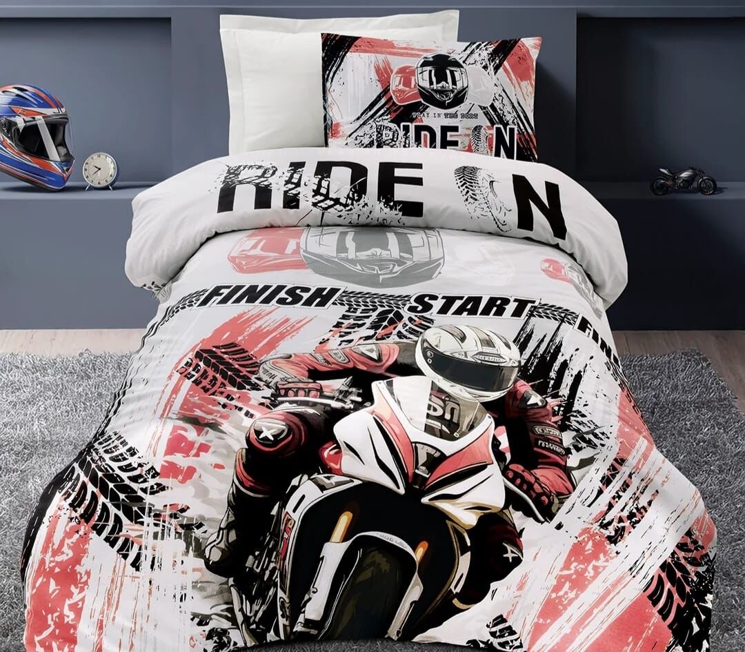 Altınbaşak Ranforce Tek Kişilik Nevresim Takımı Corsa Marble