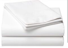 Altınbaşak Ranforce Tek Kişilik 120*200cm Çarşaf Takımı %100 Pamuk Beyaz