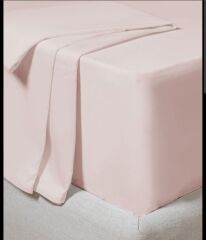 Altınbaşak Ranforce Çift Kişilik 160*200cm Çarşaf Takımı %100 Pamuk Açık Pembe