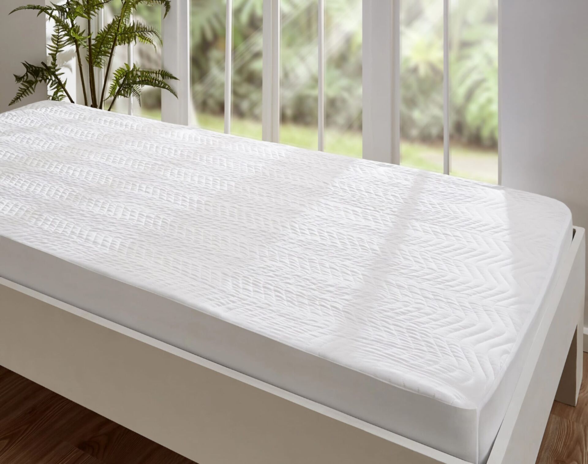 Özdilek Tek Kişilik 100*200cm Lastikli/Fitted Ranforce Kapitone Yatak Alezi