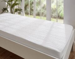 Özdilek Tek Kişilik 100*200cm Lastikli/Fitted Ranforce Kapitone Yatak Alezi