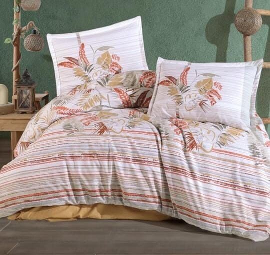 Clasy Ranforce Çift Kişilik Nevresim Takımı Oliva