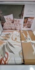 Clasy Ranforce Çift Kişilik Nevresim Takımı Oliva