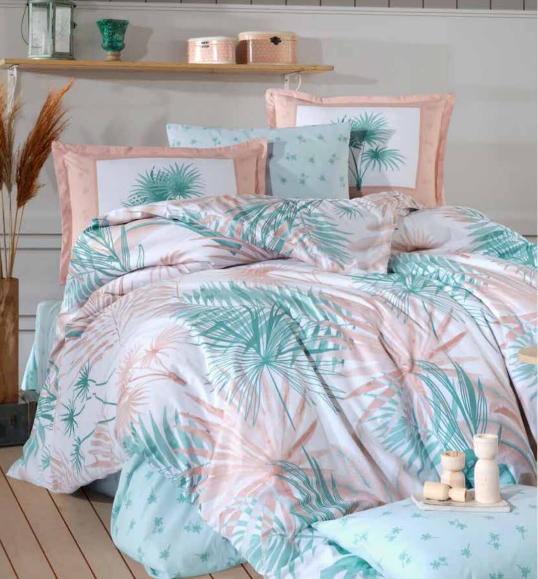 Clasy Ranforce Çift Kişilik Nevresim Takımı Sone