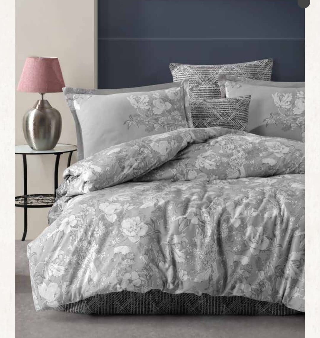 Clasy Ranforce Çift Kişilik Nevresim Takımı Destin