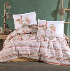 Clasy Ranforce Çift Kişilik Dört Mevsim Set Oliva