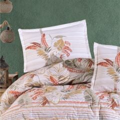 Clasy Ranforce Çift Kişilik Dört Mevsim Set Oliva