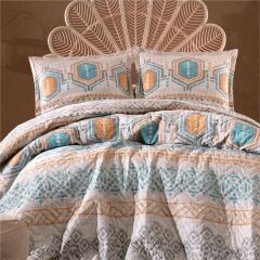 Clasy Ranforce Tek Kişilik Dört Mevsim Set Arnetti v1 Bej