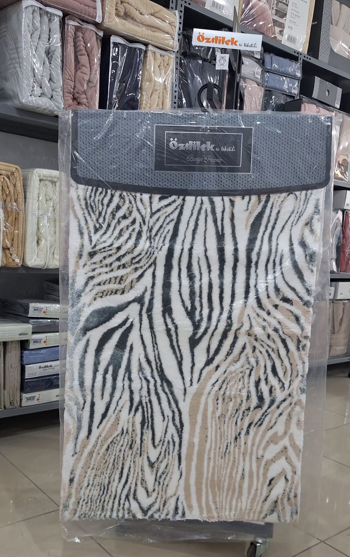 Özdilek 2'li Banyo Paspası - Klozet Takımı Flos Daey Aqua