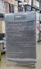 Özdilek 2'li Banyo Paspası - Klozet Takımı Pamuk Dasın Kül Gri