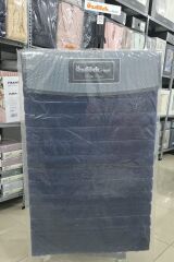 Özdilek 2'li Banyo Paspası - Klozet Takımı Pamuk Stra Denim Lacivert