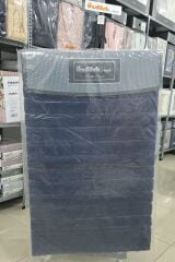 Özdilek 2'li Banyo Paspası - Klozet Takımı Pamuk Stra Denim Lacivert