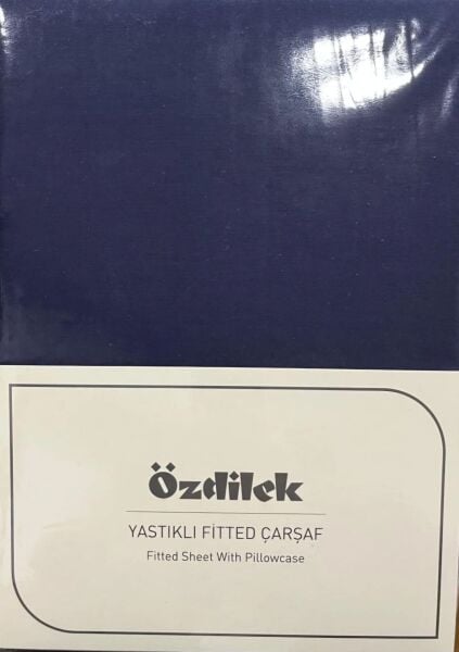 Özdilek Colourist Çift Kişilik Lastikli Çarşaf Takımı 160*200cm İndigo-Lacivert