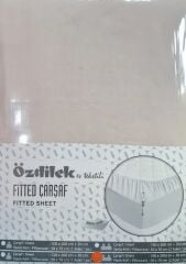 Özdilek Colourist Tek Kişilik Lastikli Çarşaf Takımı 100*200cm Sütlü Kahve