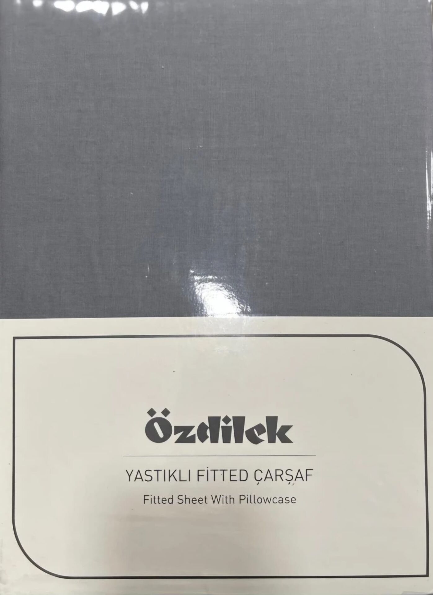 Özdilek Colourist Tek Kişilik Lastikli Çarşaf Takımı 100*200cm Kül Gri