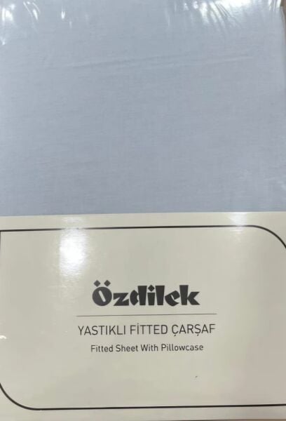 Özdilek Colourist Tek Kişilik Lastikli Çarşaf Takımı 100*200cm Gümüş Gri