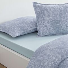 Taç Ranforce Seç-Ser Serisi Çift Kişilik Nevresim Takımı Shimmer Lacivert