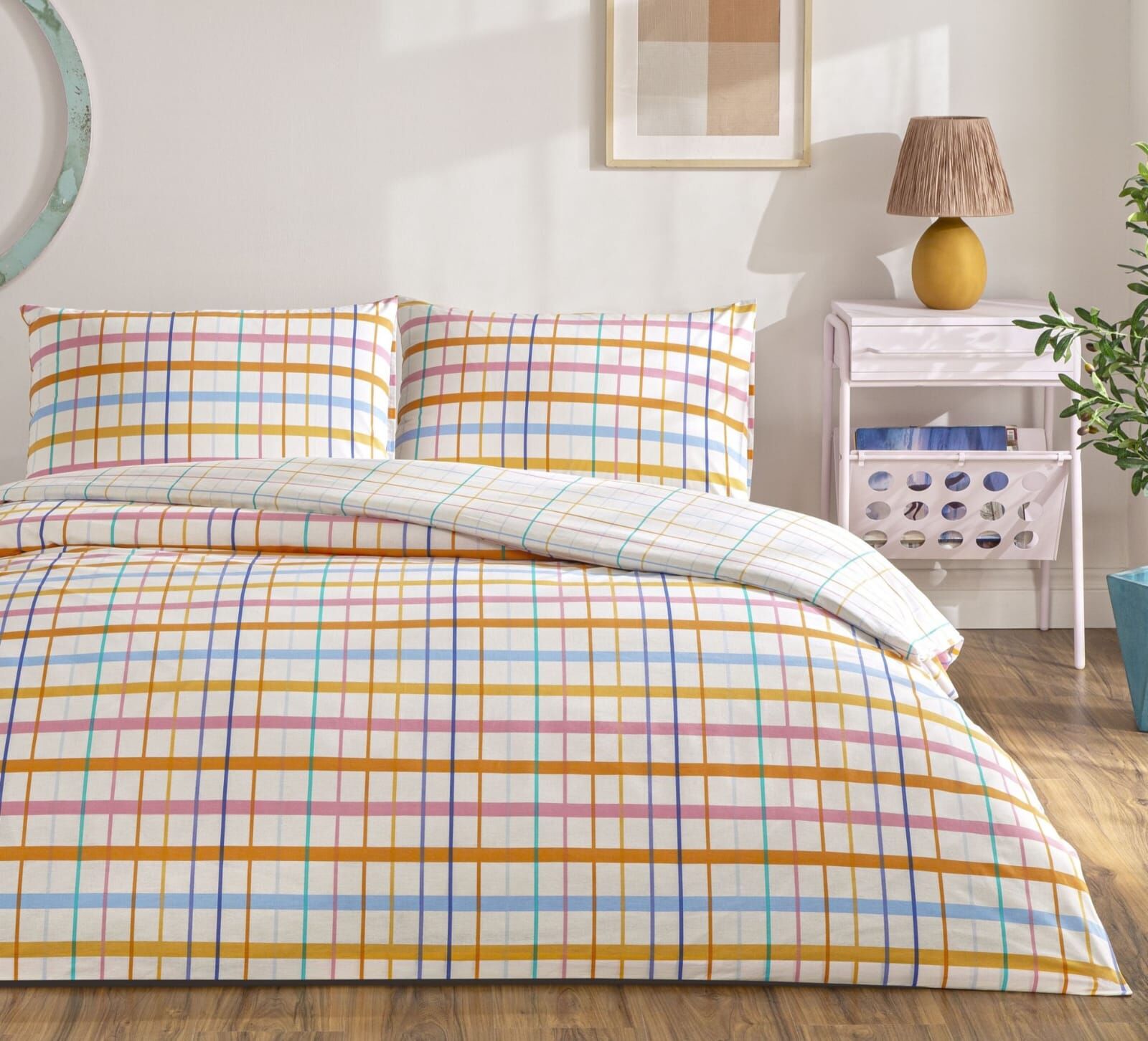 Taç Ranforce Tek Kişilik Nevresim Takımı Flexia Turuncu