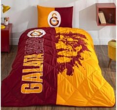 TAÇ GALATASARAY LİSANSLI RANFORCE UYKU SETİ/YORGAN SETİ VAKUMLU SİLİKON YASTIK HEDİYELİDİR