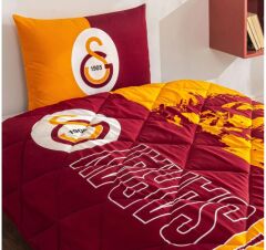 Taç Galatasaray Lisanslı Ranforce Uyku Seti/Yorgan Seti Vakumlu Silikon Yastık Hediyelidir