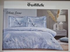 Özdilek Ranforce Tek Kişilik Nevresim Takımı Silver Snow