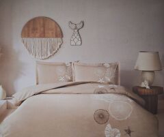 Özdilek RANFORCE ÇİFT KİŞİLİK NEVRESİM TAKIMI CORALLINO BEJ