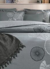 Özdilek Özdilek Corallino Çift Kişilik Pikeli Nevresim Takımı Antrasit