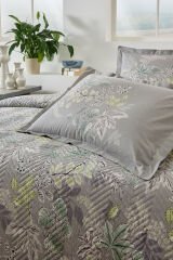 Özdilek Green Leaf Çift Kişilik Kapitone Nevresim Takımı