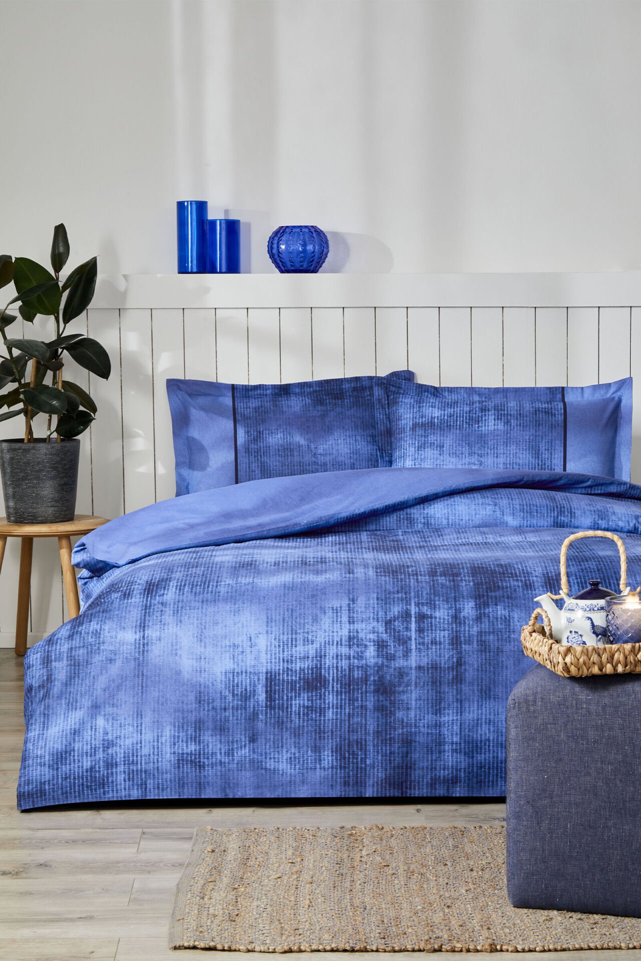 Özdilek Horizon King Size Lastikli Çarşaf Nevresim Takımı