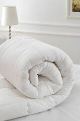 Özdilek Ranforce/Pamuklu Beyaz Renk Tek Kişilik Yorgan 155x215 cm