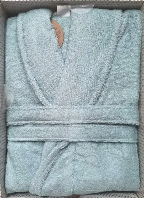 Özdilek Colourist Yeşil Rengi Şal Yaka Bornoz L Beden