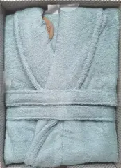 Özdilek Colourist Yeşil Rengi Şal Yaka Bornoz L Beden