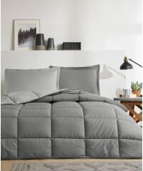 Özdilek Tek Kişilik Ranforce Yatak Seti Kül Gri