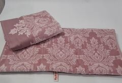 Özdilek Ayda Kadife Havlu 2'li 50*90 Cm El-Yüz Havlusu Pembe