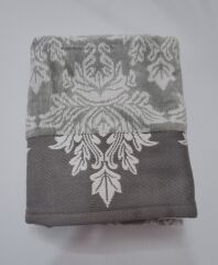 Özdilek Ayda Kadife Havlu 2'li 50*90 Cm El-Yüz Havlusu Gri