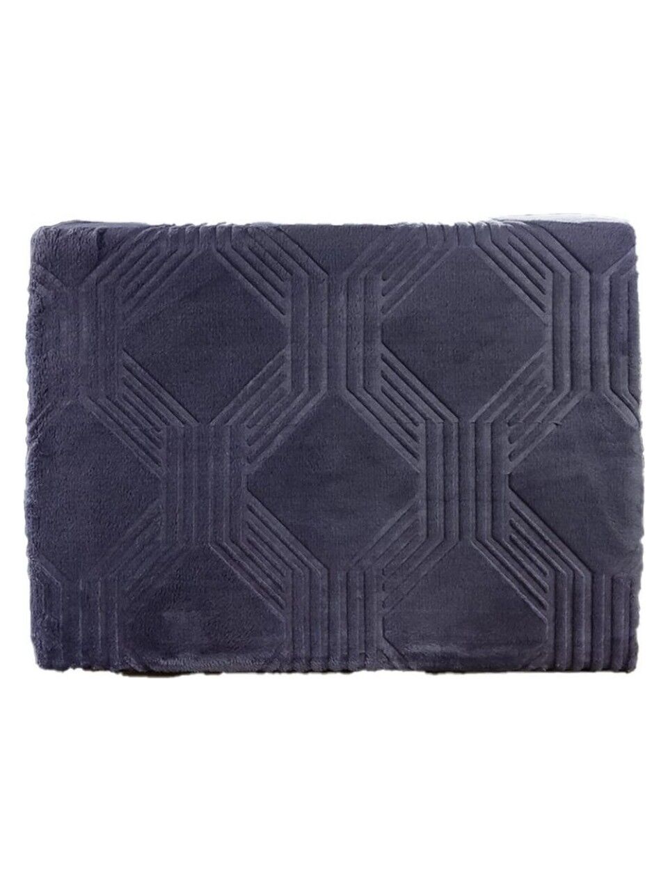 Özdilek Çift Kişilik Trendy Art Deco Battaniye Lacivert