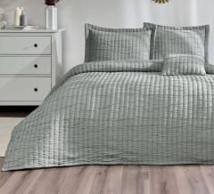 Özdilek Maciot Gri Çift Kişilik Yatak Örtüsü Takımı