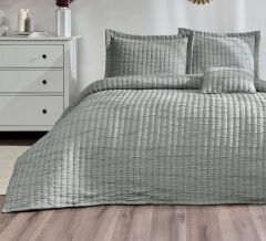 Özdilek Maciot Gri Çift Kişilik Yatak Örtüsü Takımı