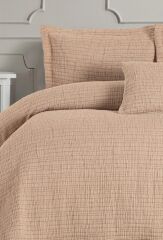 Özdilek Essence Bej Çift Kişilik Yatak Örtüsü Takımı
